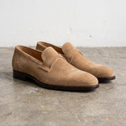 Men's Tan Suede Loafers — Hamley — Hamley