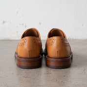 Men's Tan Wingtip Leather Derbys — Garvey