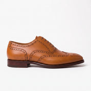 Men's Tan Wingtip Leather Oxfords — Dingley — Dingley