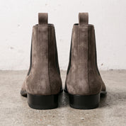 Men's Taupe Suede Chelsea Boots — Fallowes