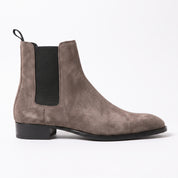 Men's Taupe Suede Chelsea Boots — Fallowes