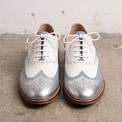 Men's Tri-color Wingtip Leather Brogues — Adbrook