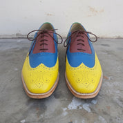 Men's Multicolor Wingtip Leather Oxfords — Frobisher