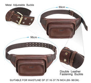 Brown Leather Belt Bag — Folgate