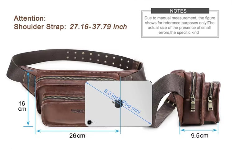 Brown Leather Belt Bag — Folgate