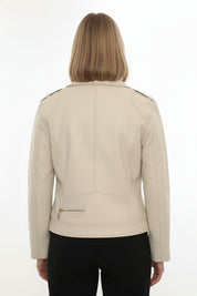 model-back-details - Women's Moto Leather Jacket, Women's Motorcycle Jacket, Women's Biker Jacket, Women's Leather Jacket