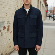 Men's Handmade Field Suede Jacket