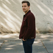 Men's Handmade Trucker Suede Jacket