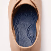 Navy Blue Wingtip Full-Grain Leather Insoles — Adridge