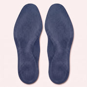 Navy Blue Wingtip Full-Grain Leather Insoles — Adridge