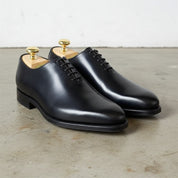 New Mens Black tuxedo shoes, Men leather Oxford shoes, formal shoes - angle-view-showing-depth