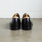 New Mens Black tuxedo shoes, Men leather Oxford shoes, formal shoes - back-view