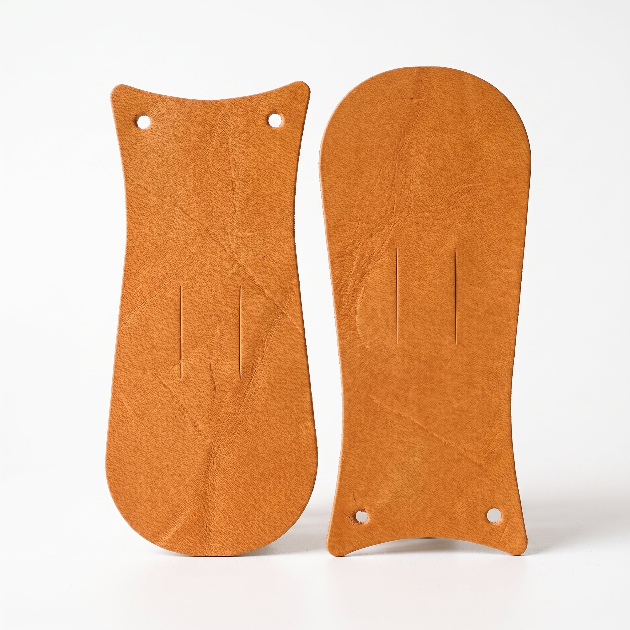 Orange Leather Kiltie Accessory - False tongues — Acwortham