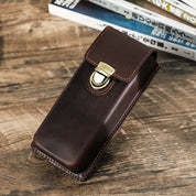 Premium Leather Pen Organizer - Vintage-Inspired Design