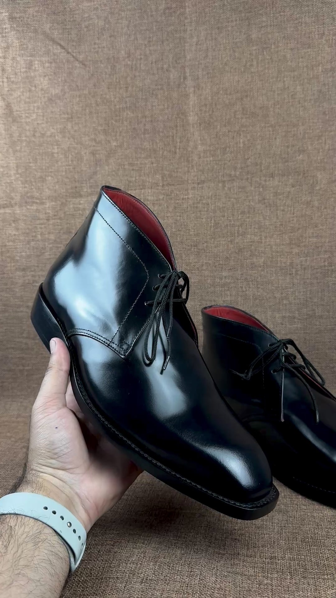 Men's Formal Patent Leather Dress Boots