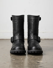 Pure Oiled Leather Waterproof Soft Toe Men's Zip-Up Boots - front-view