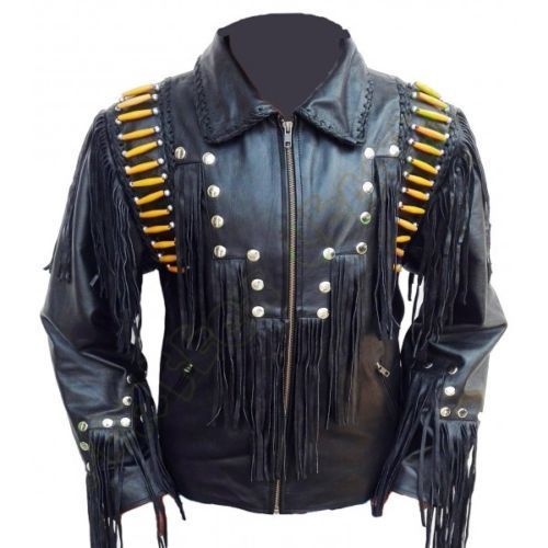 Men Western Leather Jacket,Suede Leather, Cowboy Jacket, Black Jacket