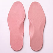 Rose Pink Plain Full-Grain Leather Insoles — Sibton