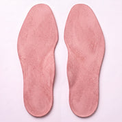 Rose Pink Plain Full-Grain Leather Insoles — Sibton