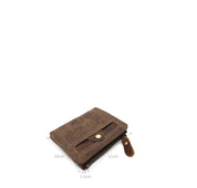 Handmade Zipper Canvas Wallet for Men’s Accessories
