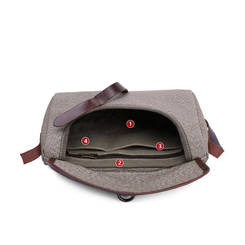 Stylish Canvas Casual Messenger Bag for Men and Women