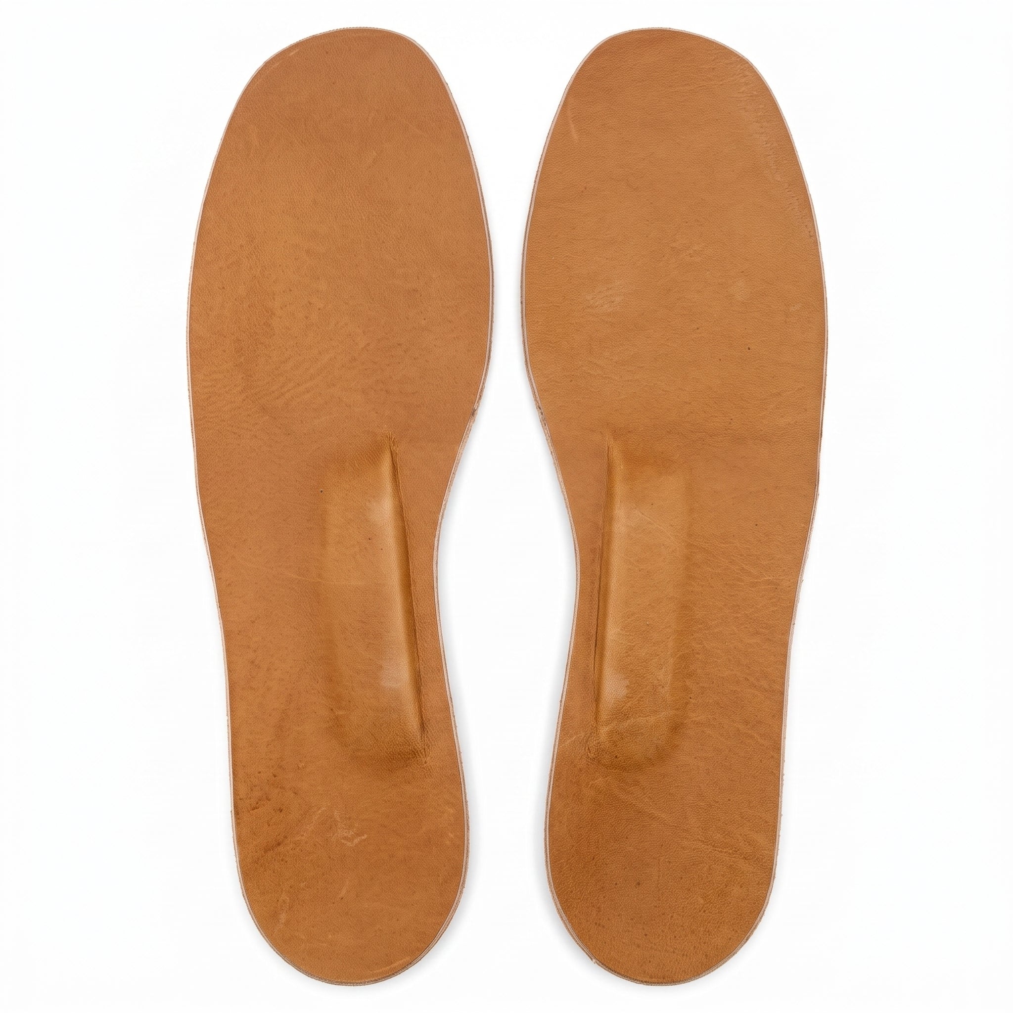 Tan Leather Orthotic Insoles — Acres