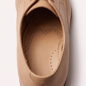 Tan Wingtip Brogue Full-Grain Leather Insoles — Bassett