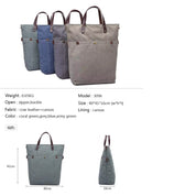 Genuine Canvas Handbag - Shoulder Sling Bag for Women