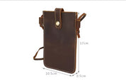 Men's Genuine Leather Crossbody Phone Sling Bag