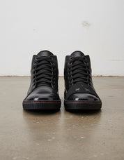 Unisex Biker Pure Leather Sneakers - Ultimate Comfort Bike Riding Boots - front-view