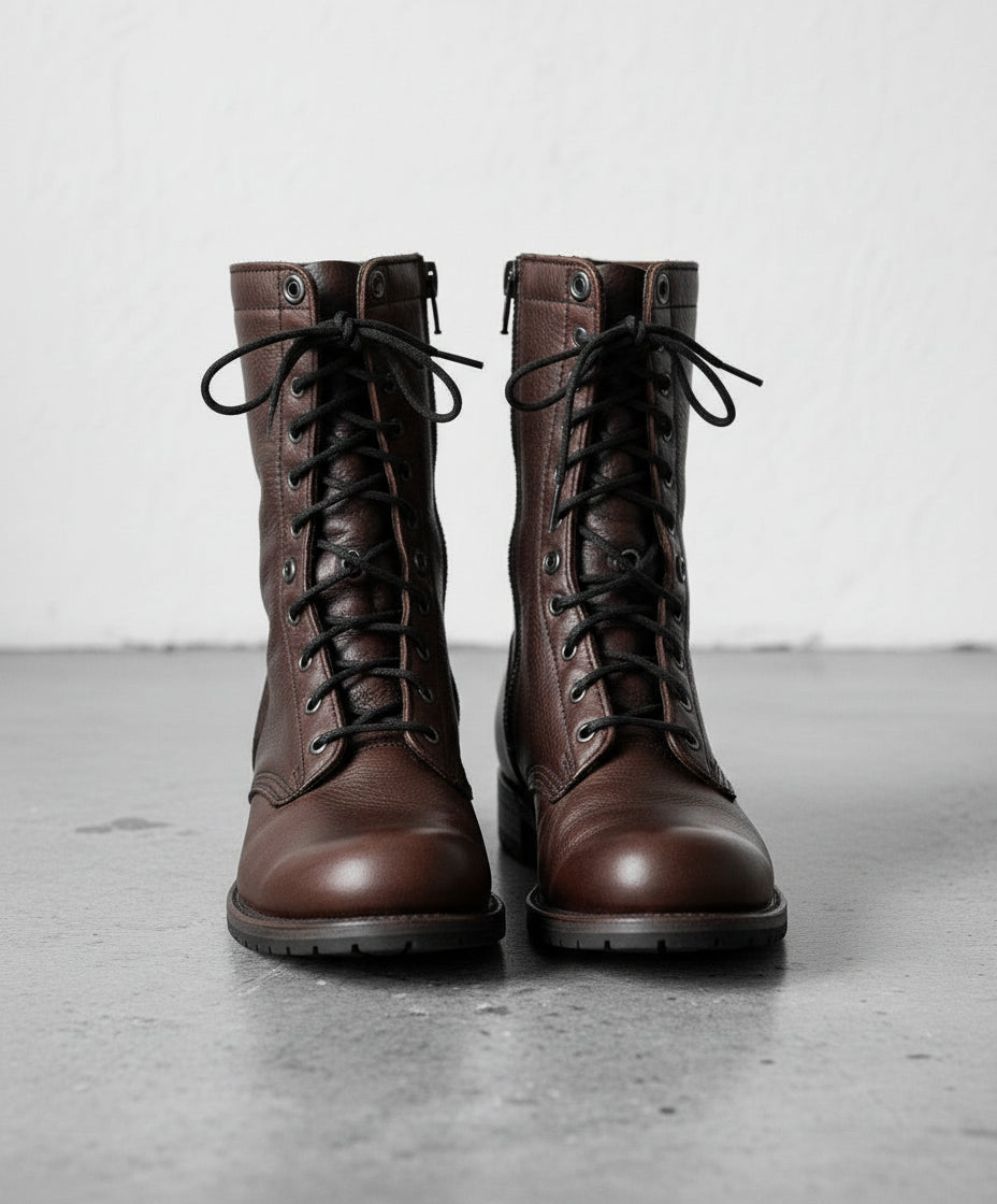 Men Black Combat Boots, Style Leather Boots, Army Boot – Rebels Market