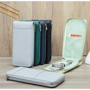 wooden-table-style-match-2 - Genuine Leather Watch Organizer Pouch - Luxury Travel Watch Case