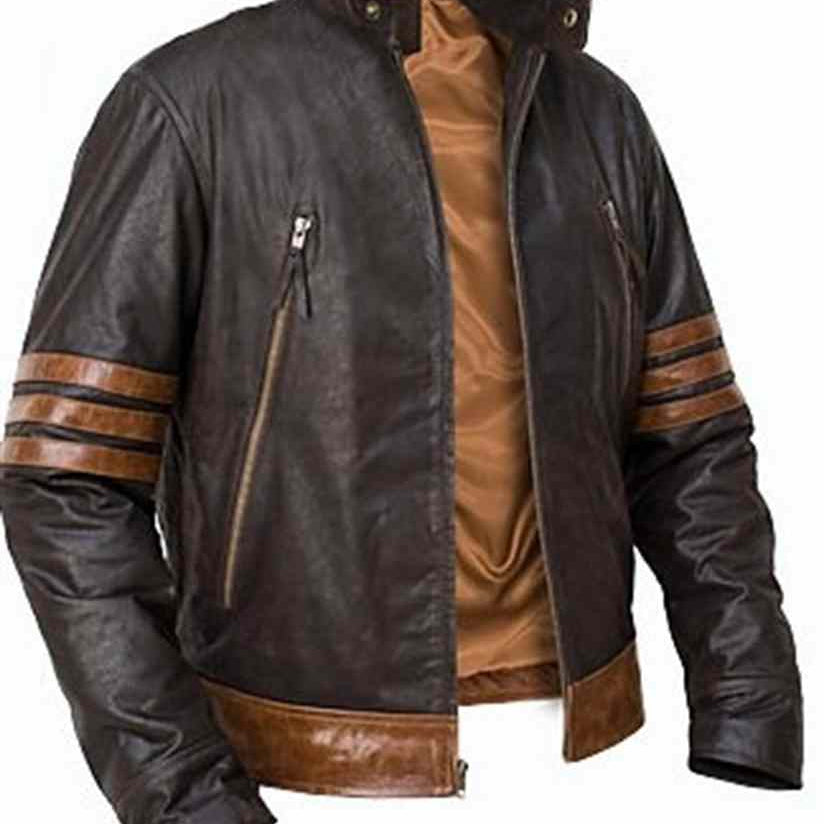 X Men Wolverine Leather Jacket, Xmen Wolverine Leather Jacket