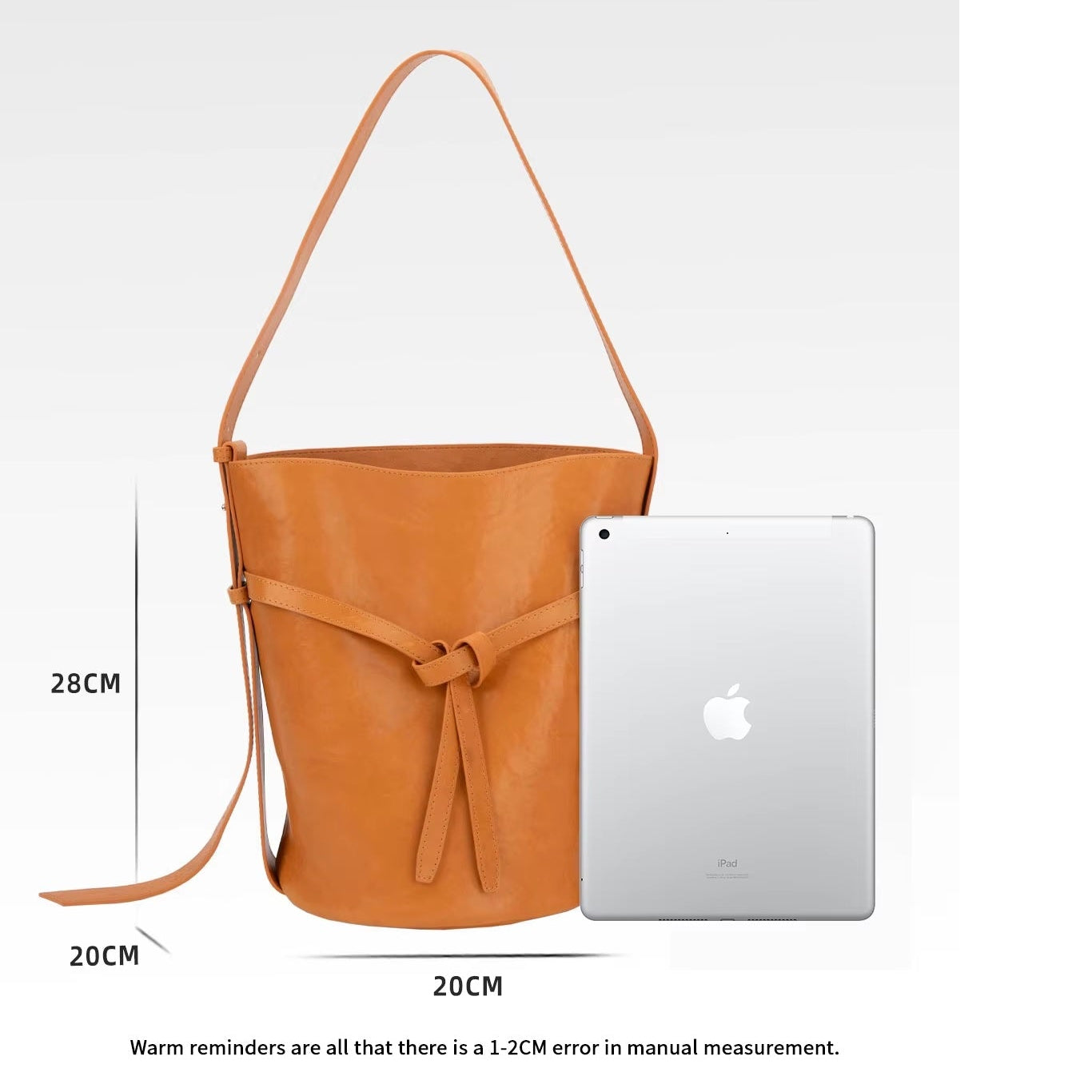 Women's Elegant Designer Leather Bucket Bag